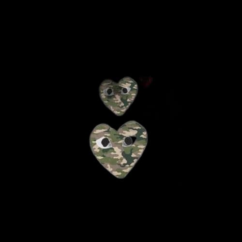 COMME des GARCONS PLAY Camouflage Large Short Sleeve White