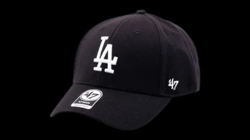 47 Brand Los Angeles Dodgers MVP Snapback Cap Black