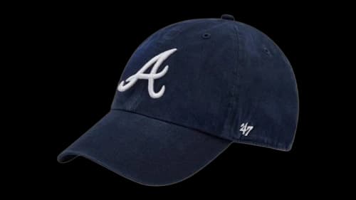 47 Brand MLB Atlanta Braves Clean Up Cap Blue