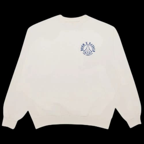 Paris Saint-Germain x Born x Raised Off The Pitch Crewneck 'Cream'