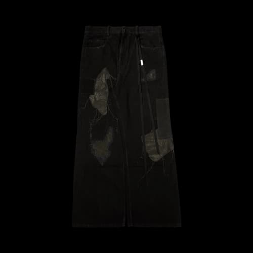 Ann Demeulemeester Modest 5-Pocket Relaxed Bootcut Trouser 'Faded Black'