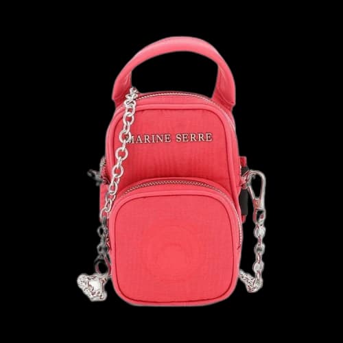 Marine Serre Parpaing Bag 'Pink'