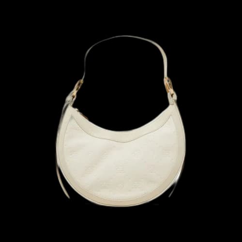 Marine Serre Moonogram Embossed Leather Eclips 'Beige'