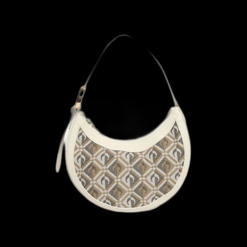 Marine Serre Moon Diamant Regenerated Jacquard Eclips Mini Bag 'Moon Diamant Beige Jacquard'