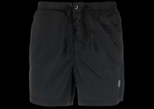 Stone Island B0643 Nylon Metal In Econyl Regenerated Nylon Garment Dye Shorts Aqua