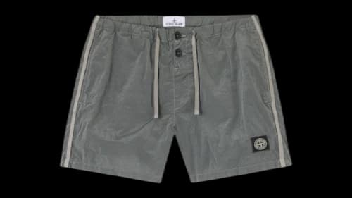 Stone Island Nylon Metal Econyl B100003 Shorts Cement