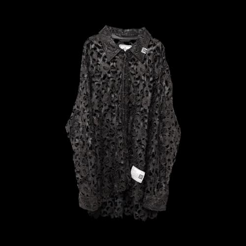 Maison Mihara Yasuhiro Lace Shirt 'Black'