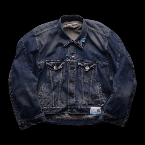Maison Mihara Yasuhiro Circle Pattern Denim Jacket 'Indigo'