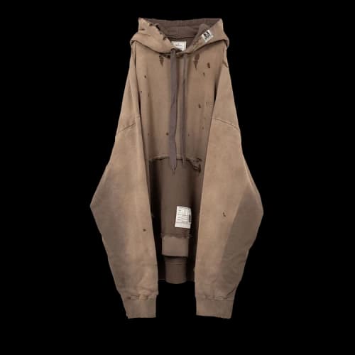 Maison Mihara Yasuhiro Sunfaded Huge Hoodie 'Brown'