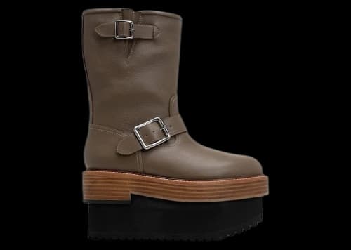 Maison Mihara Yasuhiro Double Sole Engineered Boots Grey