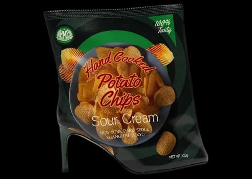 Maison Mihara Yasuhiro Potato Chips Package Detail Pin Heel Boots Green