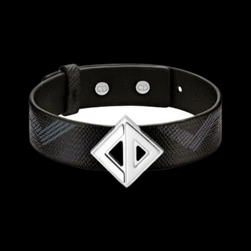 Dior Diamond Bracelet 'Black/Silver'