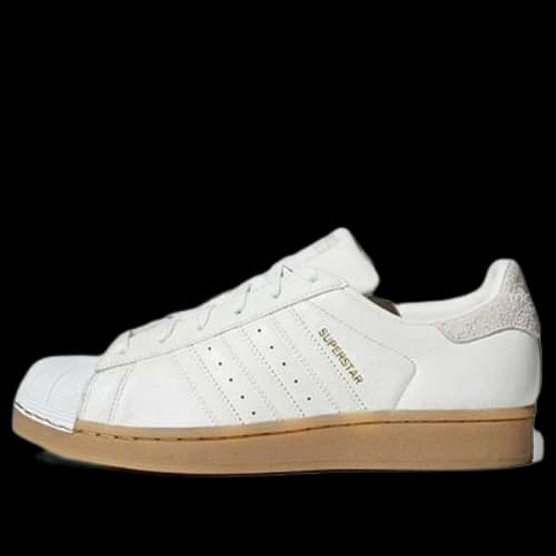 adidas originals Superstar White/Brown (Women's)