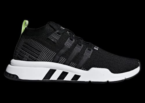 adidas EQT Support Mid ADV Primeknit Core Black Grey Five Cloud White