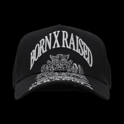 Born x Raised Paranoia Crest Snapback 'Black'