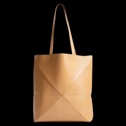 Loewe XL Puzzle Fold Tote Bag 'Oak'