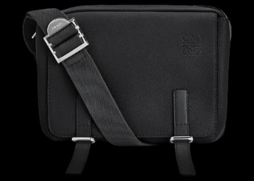 LOEWE XS Military Messenger Bag Black