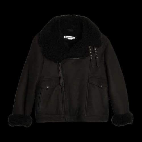 Acne Studios Liana Shearling Jacket 'Black'