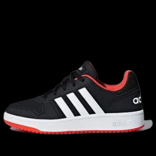 (GS) adidas Hoops 2.0 J 'Black White Red'