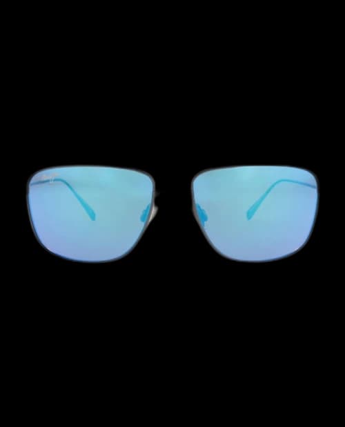 Maui Jim Aviator-Frame Injection Sunglasses Grey Grey Blue (B887-03)