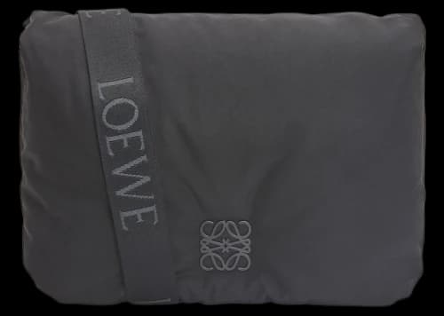 LOEWE Puffer Goya Messenger Bag Black