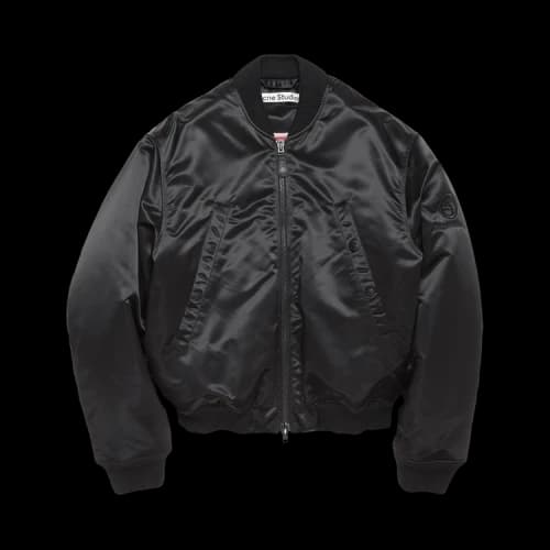 Acne Studios Logogram Bomber Jacket 'Black'
