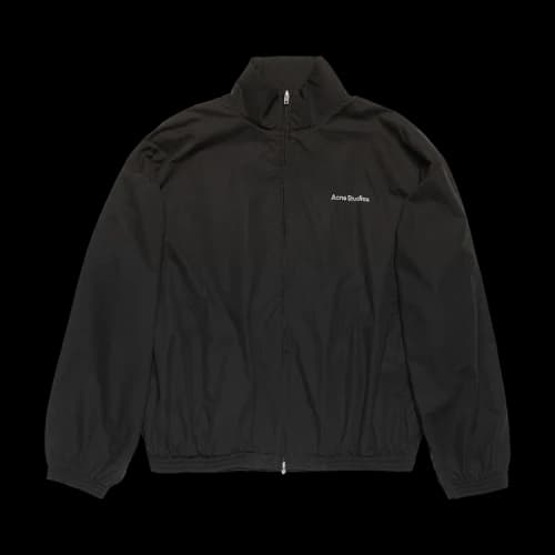 Acne Studios Logo Zipper Jacket 'Black'