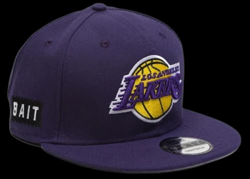 New Era x BAIT Los Angeles Lakers OTC 9Fifty Snapback Cap Purple