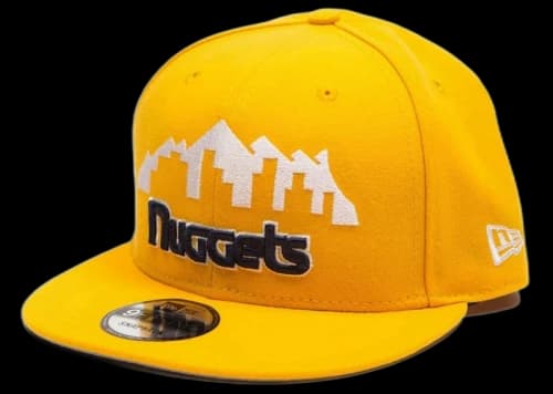 New Era x BAIT Denver Nuggets Alt A Gold 9Fifty Snapback Cap Gold
