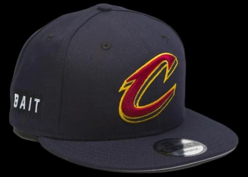 New Era x BAIT Cleveland Cavaliers OTC 9Fifty Snapback Cap Navy