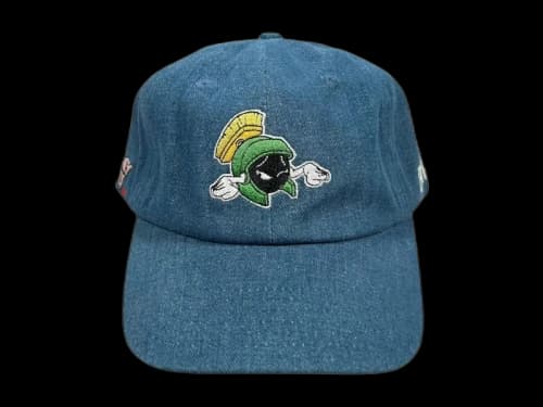BAIT x Looney Tunes Marvin The Martian Strapback Cap Blue