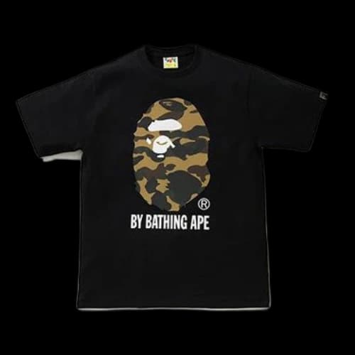 BAPE Reflector 1st Camo by Bathingtee Bathingtee Black/Yellow Tee