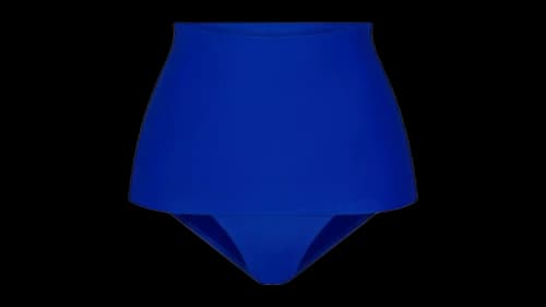 SKIMS Iconic Swim Convertible Bikini Bottom Cobalt