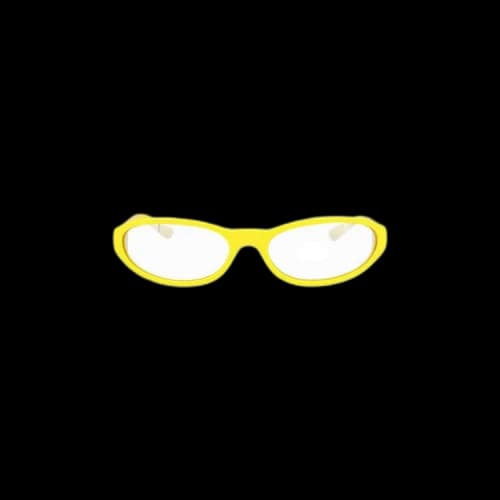 Balenciaga Square Frame Sunglasses 'Yellow'