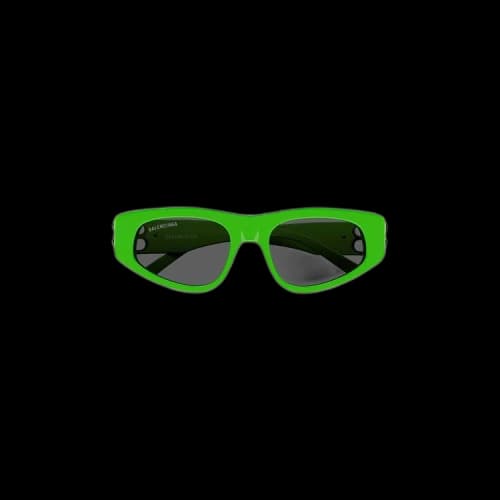 Balenciaga Cat Eye Sunglasses 'Green/Silver/Grey'