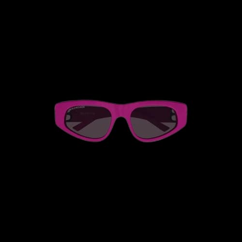Balenciaga Cat Eye Sunglasses 'Fuchsia/Silver/Grey'