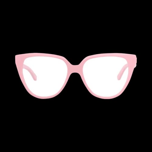 Balenciaga Cat Eye Acetate Optical Frames 'Pink/Transparent'