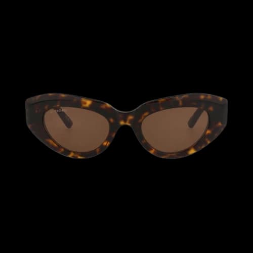 Balenciaga Cat Eye Sunglasses 'Havana/Brown'