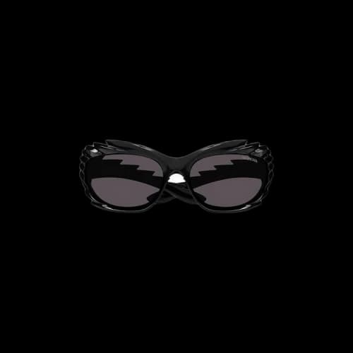 Balenciaga Spike Rectangle Sunglasses 'Black'