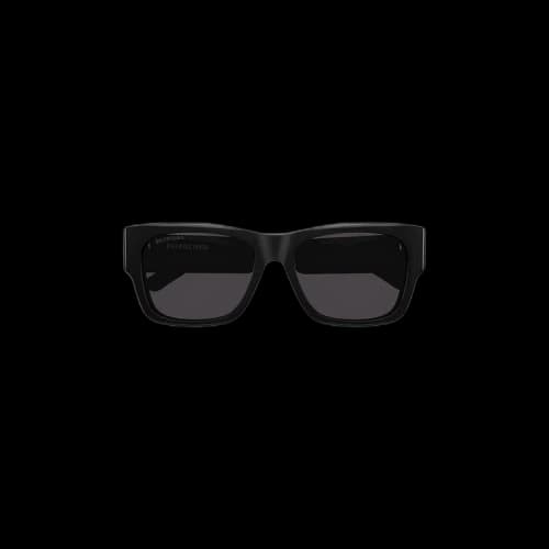 Balenciaga Rectangular Frame Sunglasses 'Black'