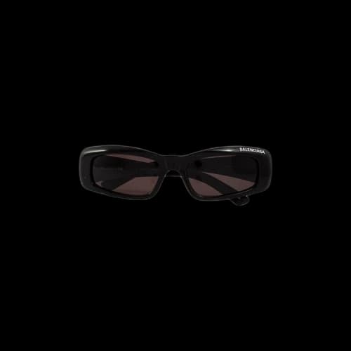 Balenciaga Rectangular Frame Sunglasses 'Black'