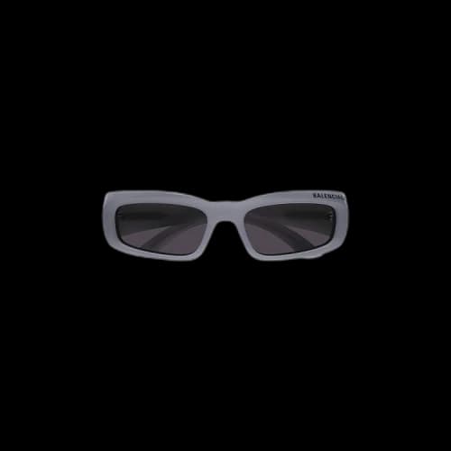 Balenciaga Rectangular Frame Sunglasses 'Grey'