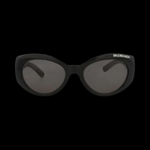 Balenciaga Round Sunglasses 'Black/Grey'
