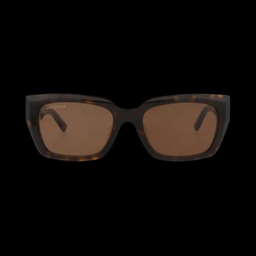 Balenciaga Square-Frame Recycled Acetate Sunglasses 'Havana/Brown'