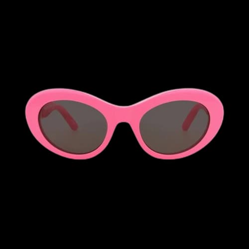 Balenciaga Round Sunglasses 'Pink/Grey'