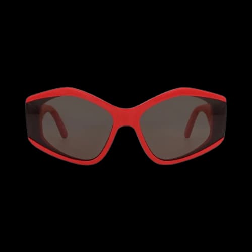 Balenciaga Cat Eye Sunglasses 'Red/Grey'