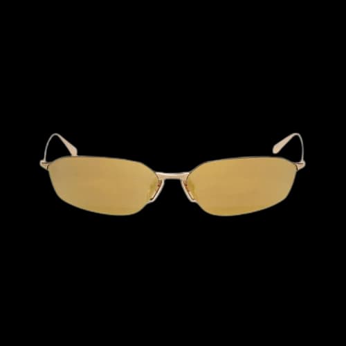 Balenciaga Oval Sunglasses 'Gold'