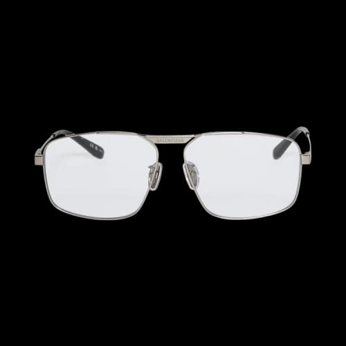 Balenciaga Rectangular Sunglasses 'Silver'