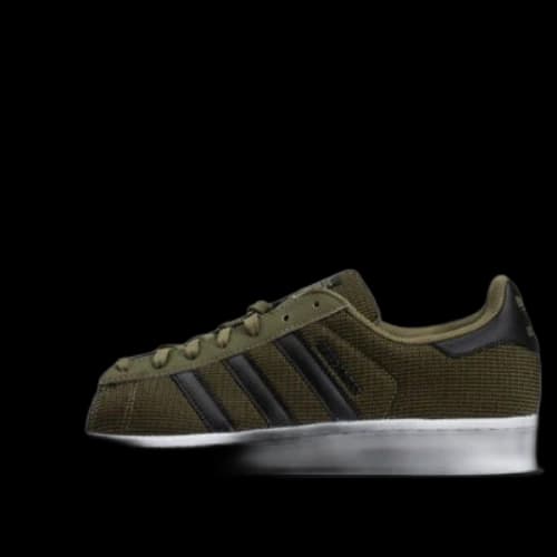 adidas originals Superstar Non-Slip Lightweight Skate Shoes Olive Green Unisex