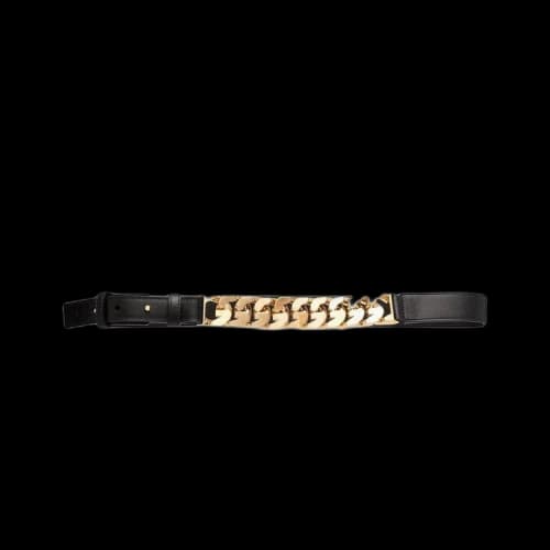 Givenchy Leather Belt With Chain 'Black'